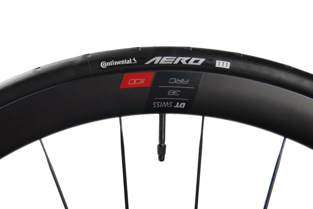 Пара колес DT Swiss | Continental WTS Wheel System - ARC 1100 DICUT 62 Set + Aero 111 / GP 5000 S Folding Tire - 28" | 12x100/12x142mm