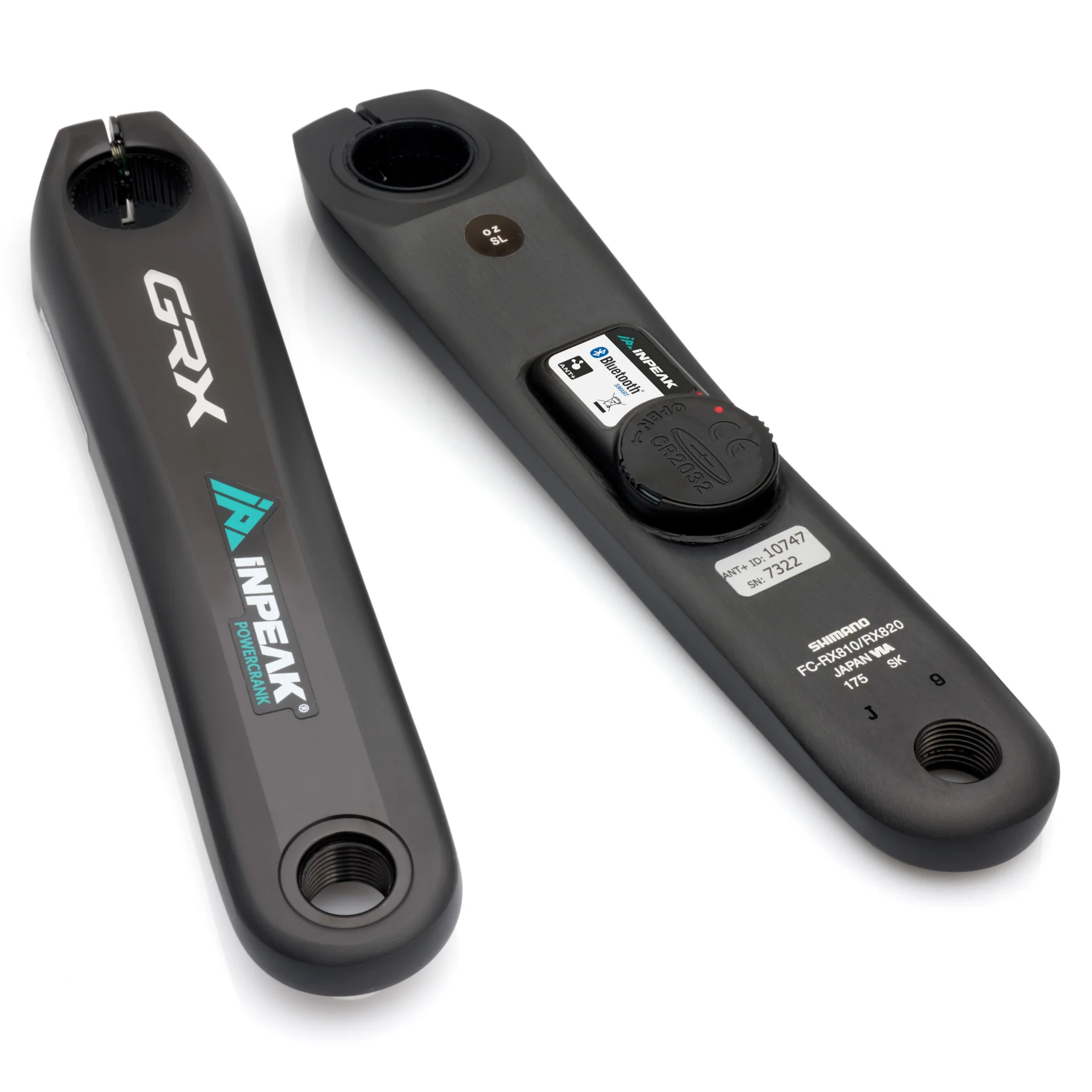 INPEAK Powercrank Powermeter Crank Arm - Ready | Single (left) - Shimano GRX FC-RX820 / FC-RX810