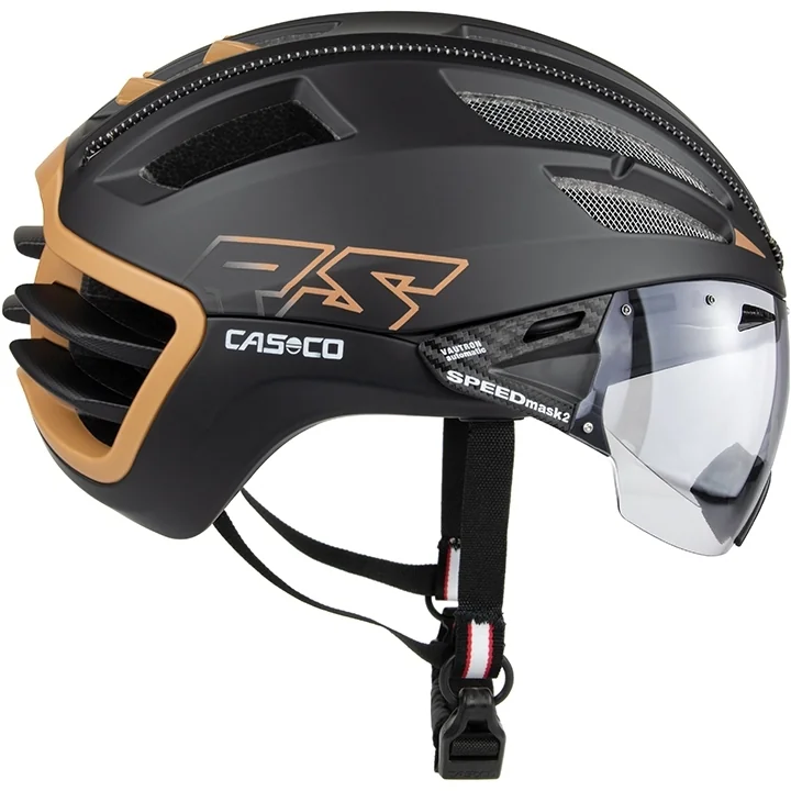 Велошлем Casco SPEEDairo2 RS Vautron Visier Bike  Black