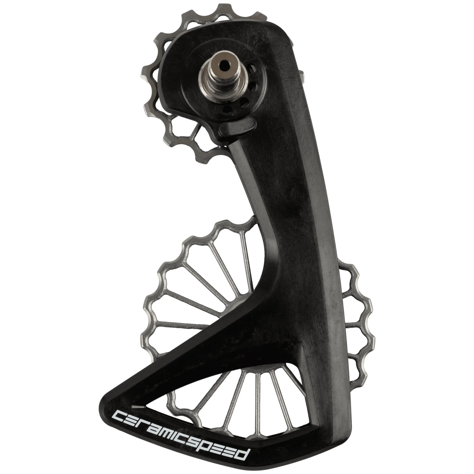 CeramicSpeed OSPW RS Derailleur Pulley System - 3D Ti | Coated Bearings | for Shimano Dura Ace/Ultegra Di2 (R9250/R8150) - titanium