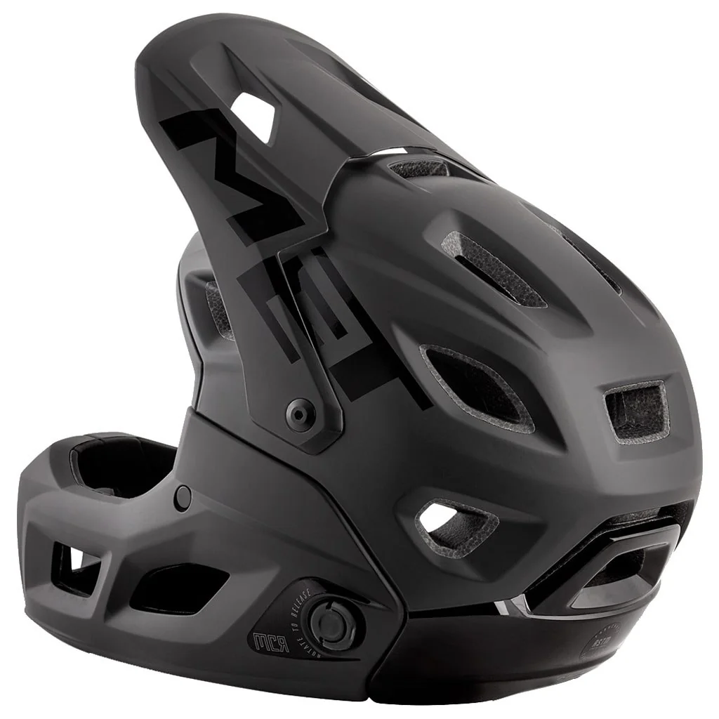 Велошлем MET Parachute MCR MIPS Full Face  Black