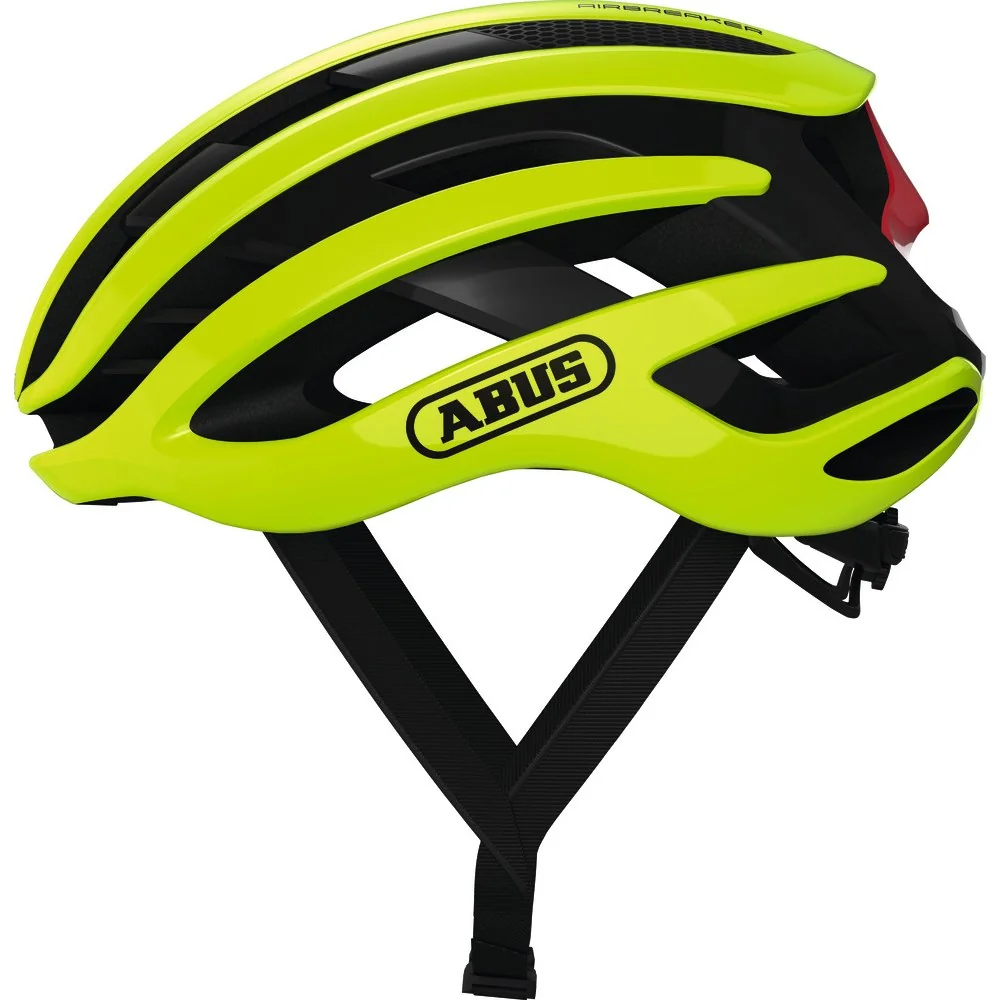 Велошлем ABUS AirBreaker  Black, Neon