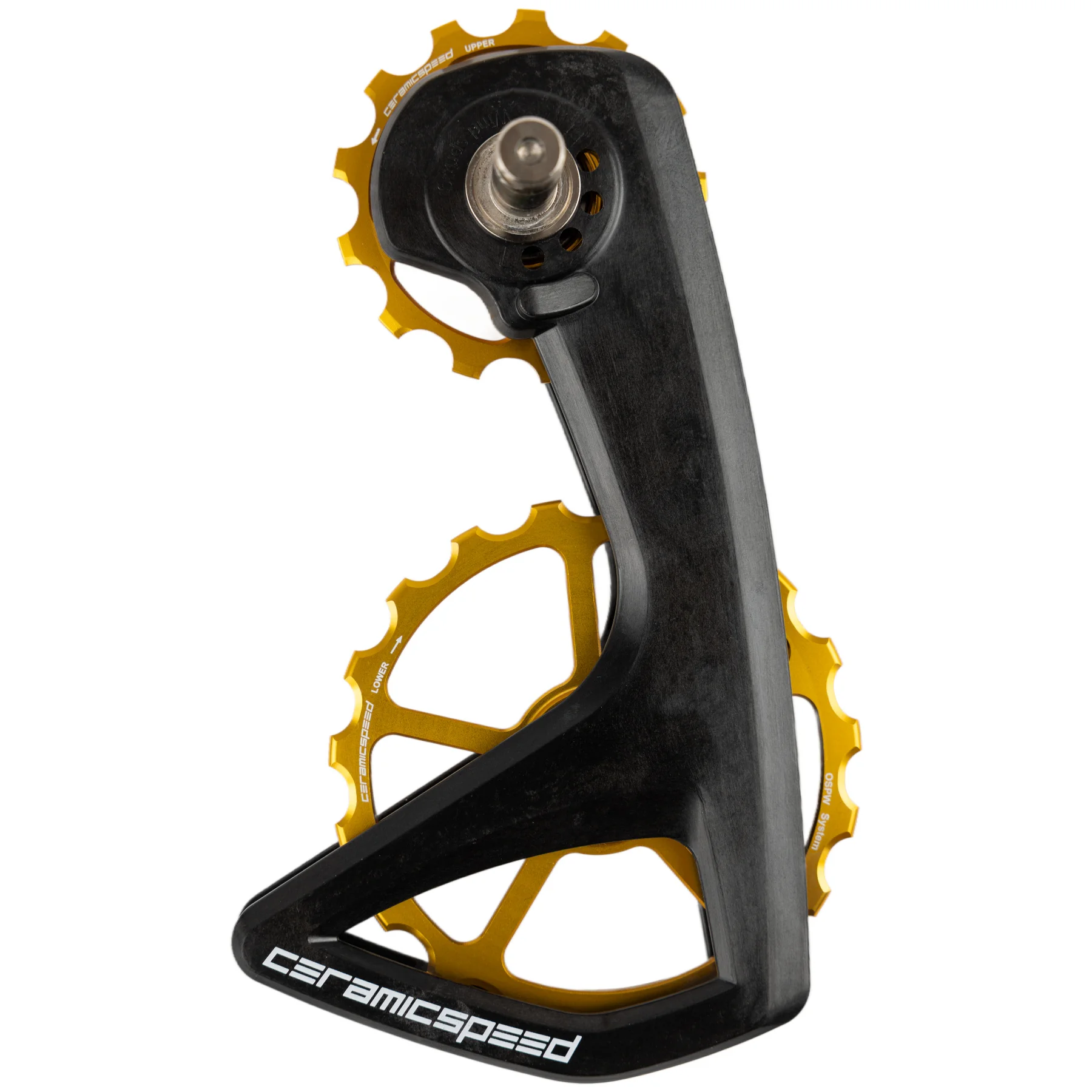 CeramicSpeed OSPW RS Derailleur Pulley System - 5-Spoke | for Shimano 105 Di2 (R7150) - gold