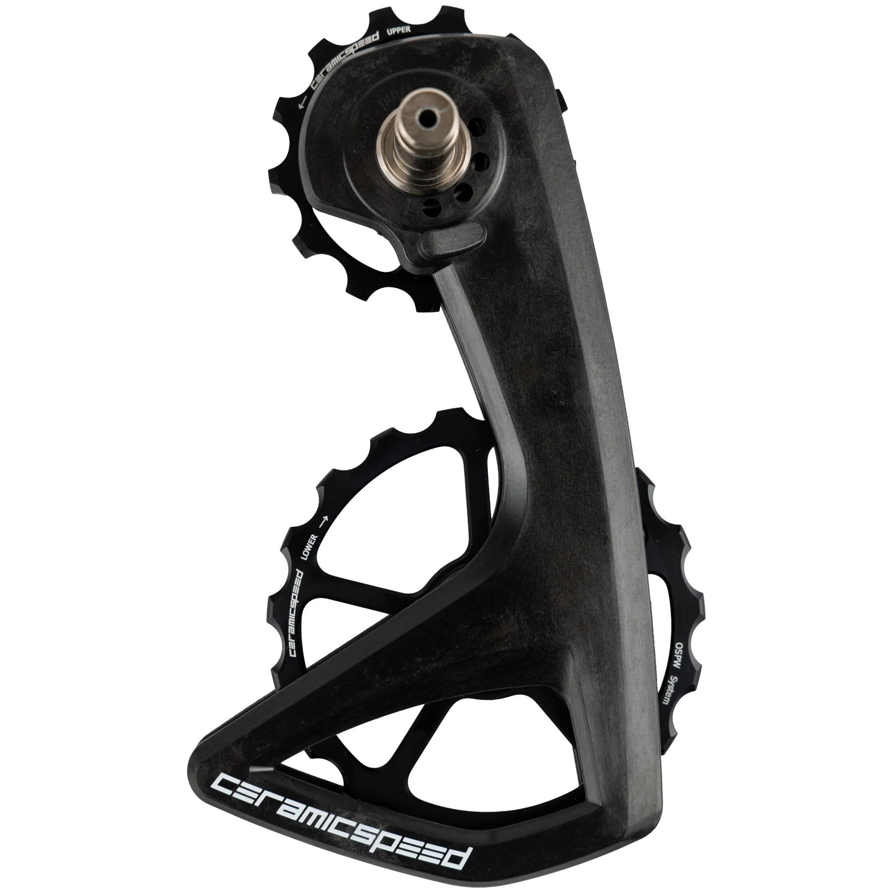 CeramicSpeed OSPW RS Derailleur Pulley System - 5-Spoke | for Shimano Dura Ace/Ultegra Di2 (R9250/R8150) - black