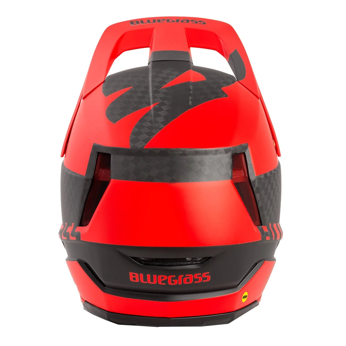 Велошлем Bluegrass Legit Carbon MIPS Fullface  Black, Red