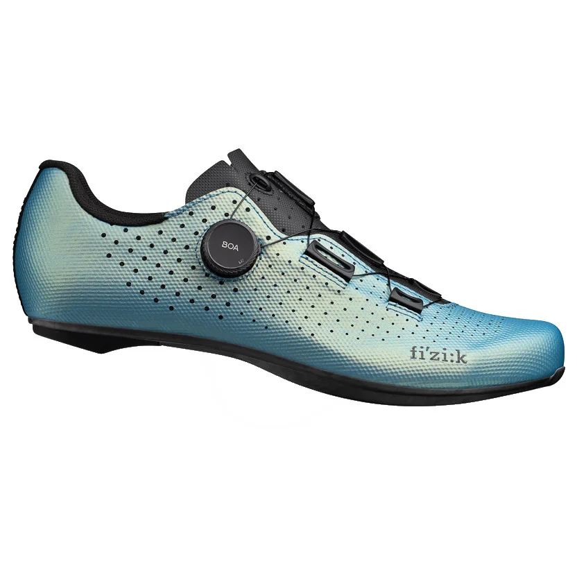Велотуфли Fizik Tempo Decos Carbon Iridescent Road  Unisex Turquoise