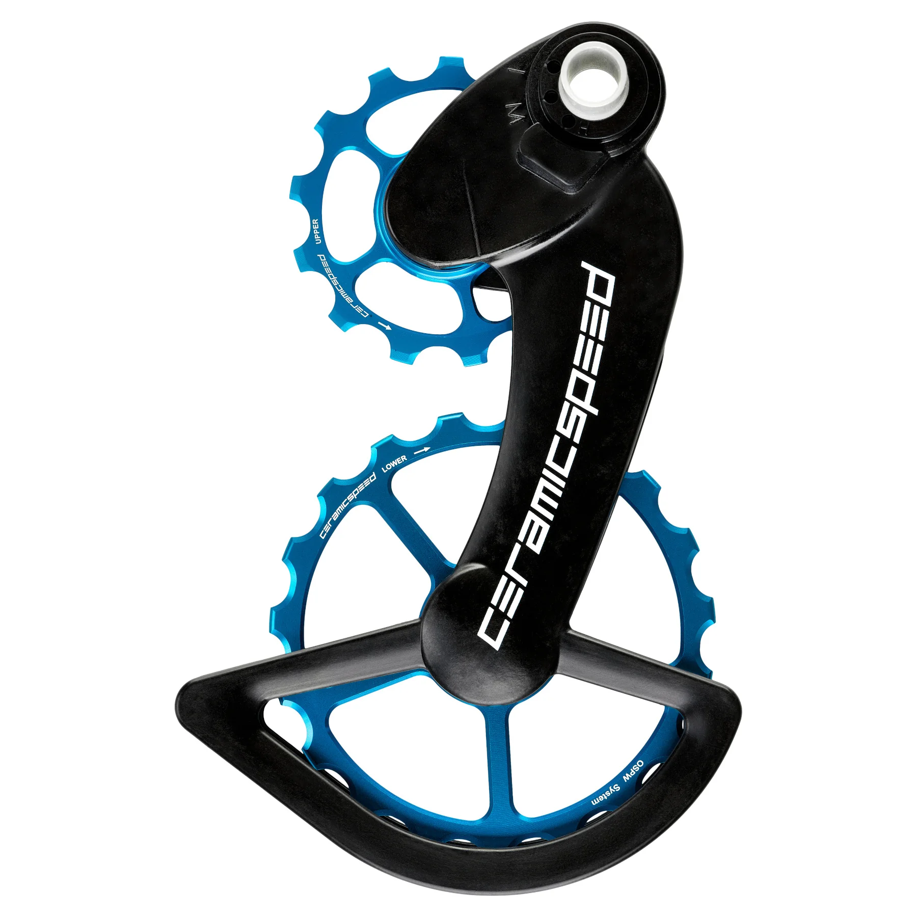 CeramicSpeed OSPW Derailleur Pulley System - Coated Bearings | for Campagnolo EPS (12s) - blue