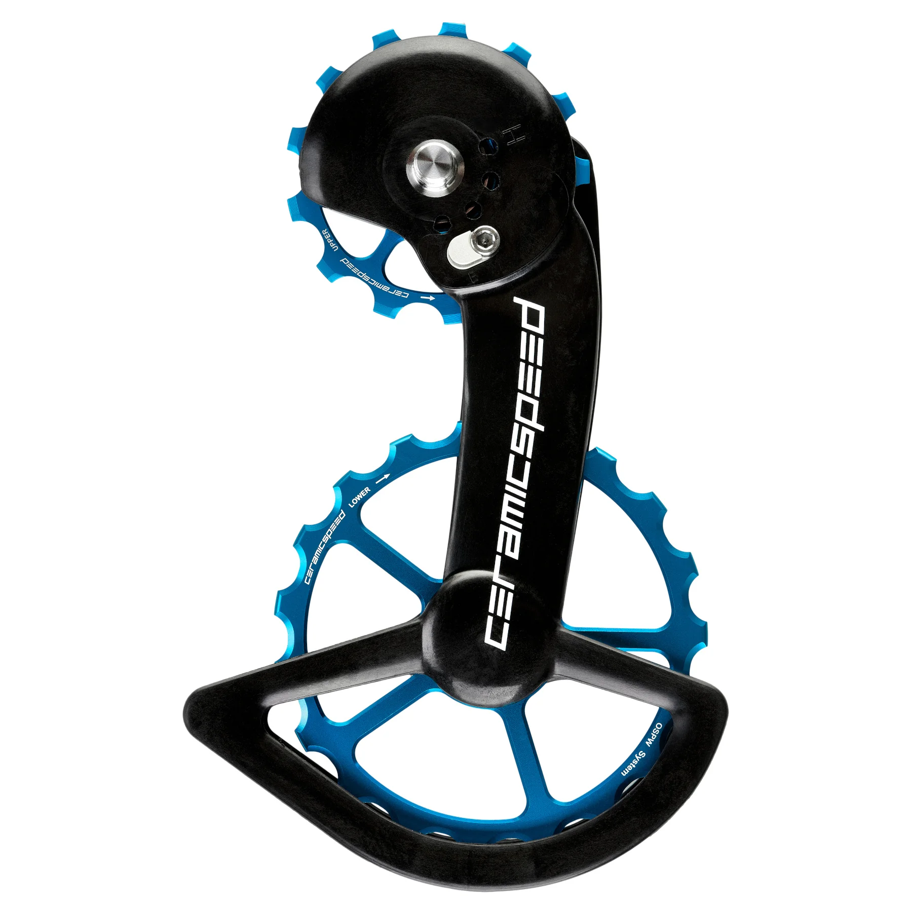 CeramicSpeed OSPW X Derailleur Pulley System - for Shimano GRX/Ultegra RX (11s) - blue
