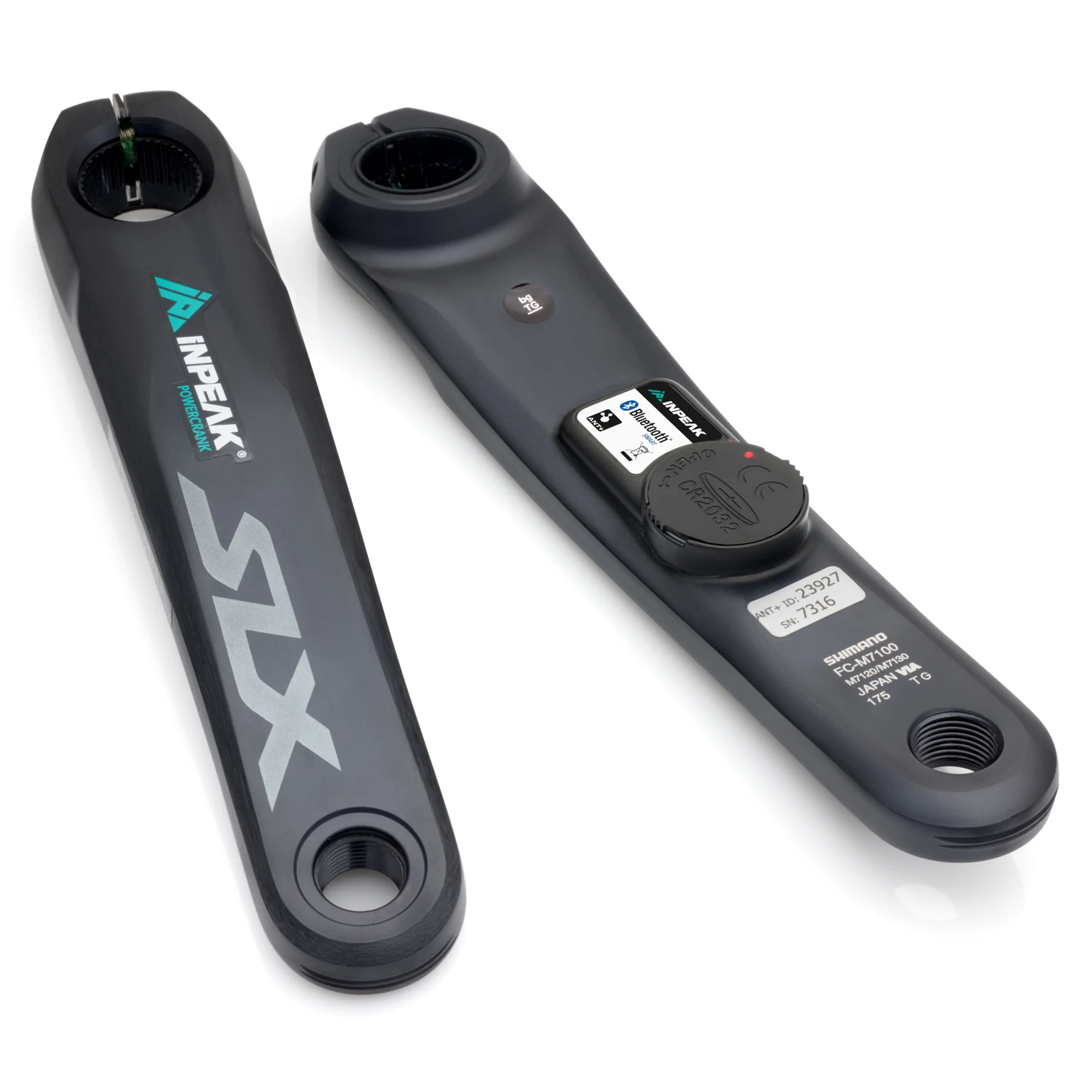 INPEAK Powercrank Powermeter Crank Arm - Ready | Single (left) - Shimano SLX FC-M7100