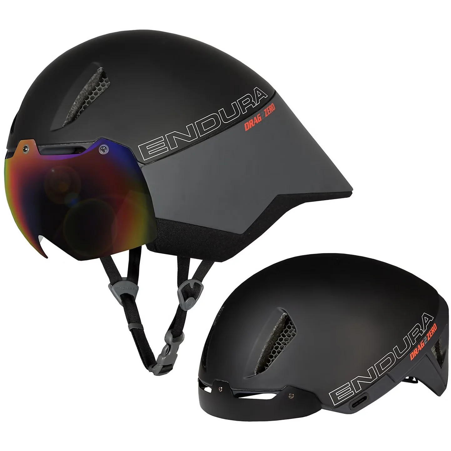 Велошлем Endura Drag2Zero Aeroswitch Road  Black