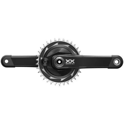 SRAM XX SL Eagle Powermeter Crankset - Carbon | AXS | T-Type | 1x12-speed | D1 - Thread Mount | 34 Teeth