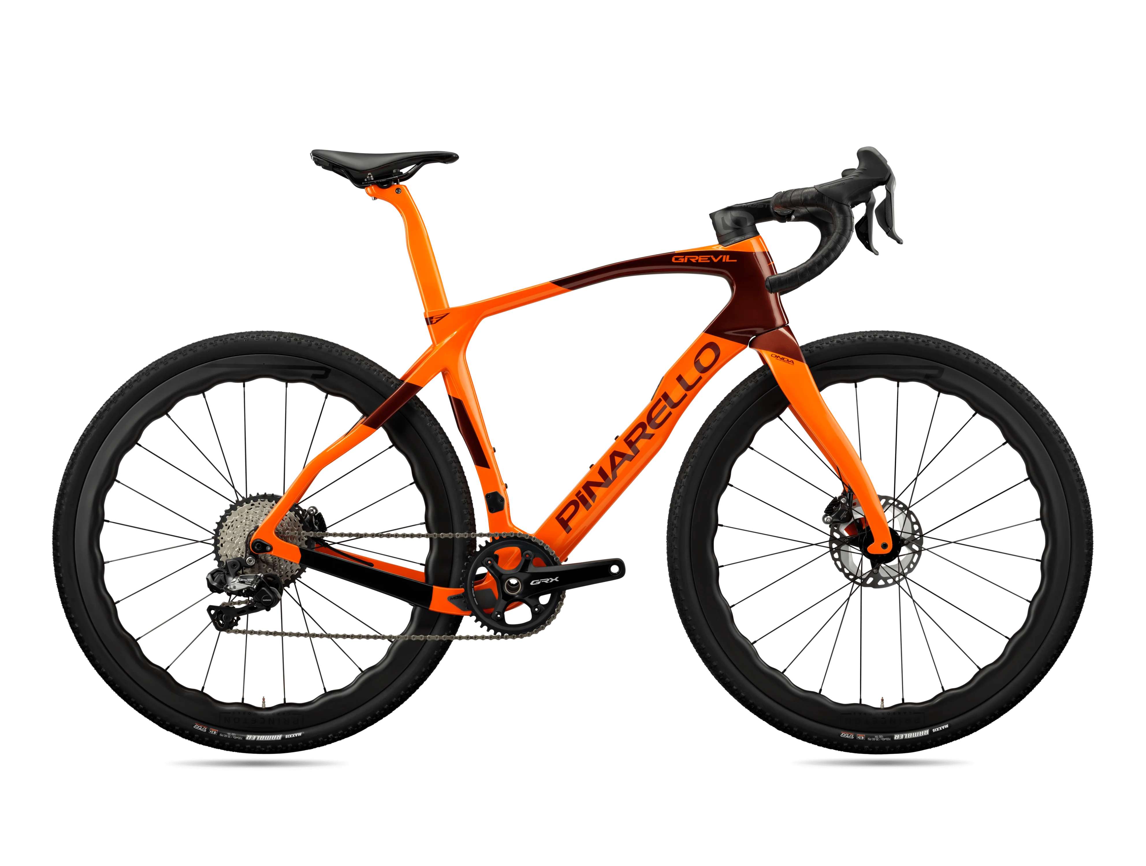 PINARELLO GREVIL F9 - SHIMANO GRX DI2 STONE ORANGE (2025)