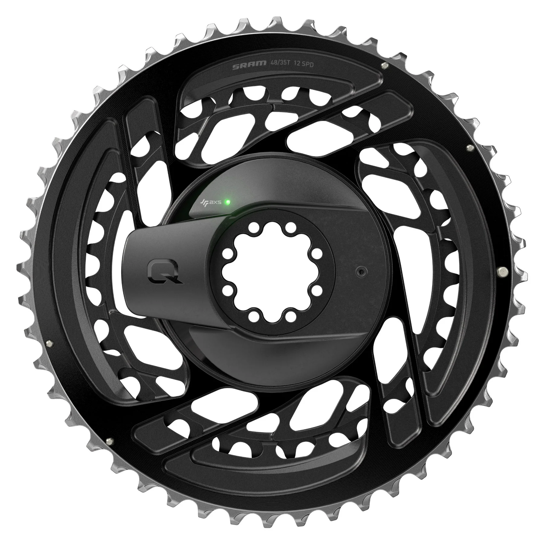 SRAM Force Powermeter Chainring Kit - AXS | Direct Mount | 2x12-speed | D2 - Black