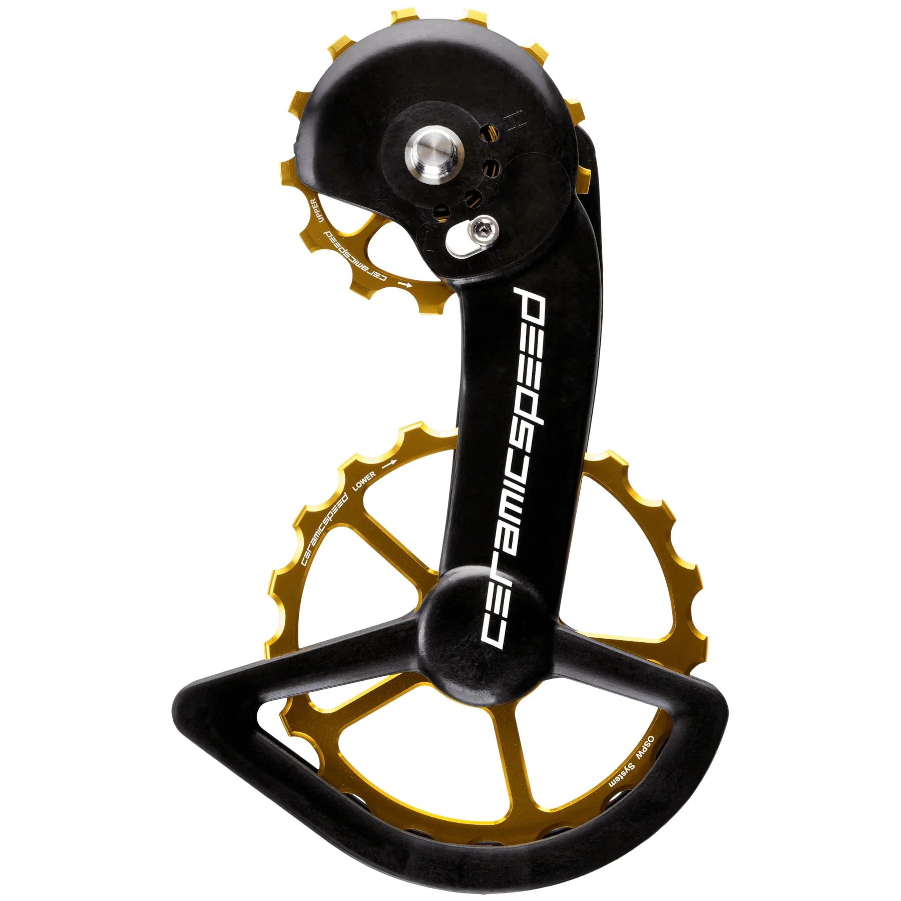 CeramicSpeed OSPW X Derailleur Pulley System - for Shimano GRX (RX820) - gold