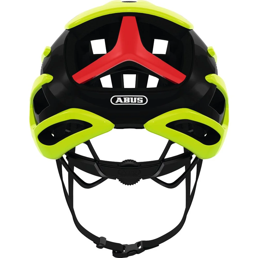 Велошлем ABUS AirBreaker  Black, Neon