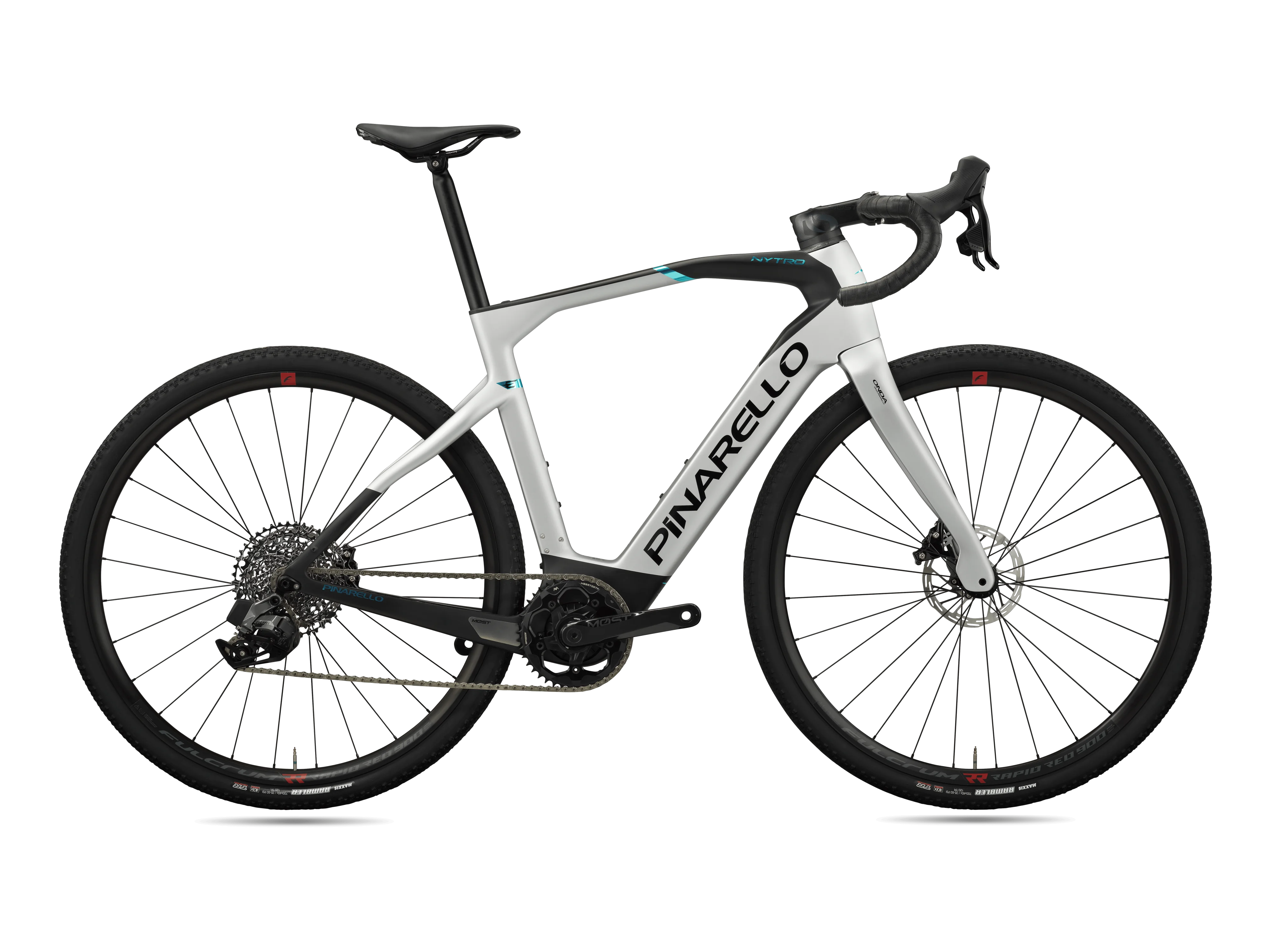 PINARELLO NYTRO E5 GRAVEL - SRAM RIVAL AXS SATURN SILVER (2025)