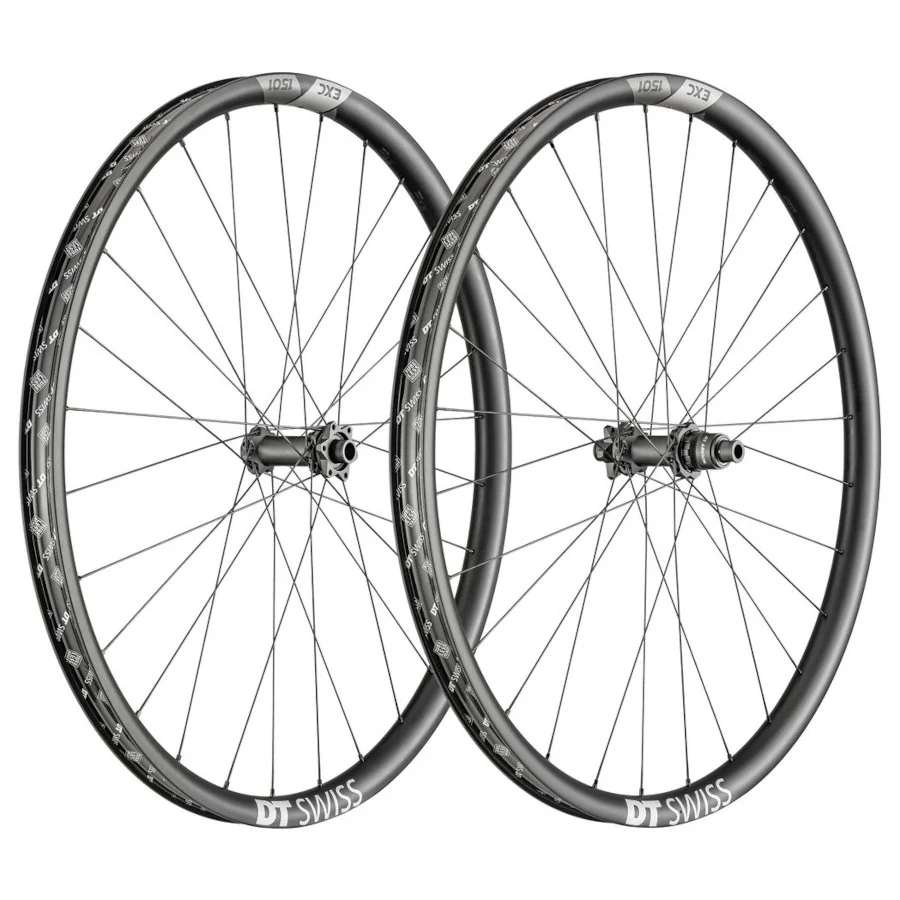 Пара колес DT Swiss EXC 1501 SPLINE ONE Вилсет - 29" Карбоновые - Hookless | 6-Bolt - 15x110mm / 12x148mm Boost - XD / Micro Spline