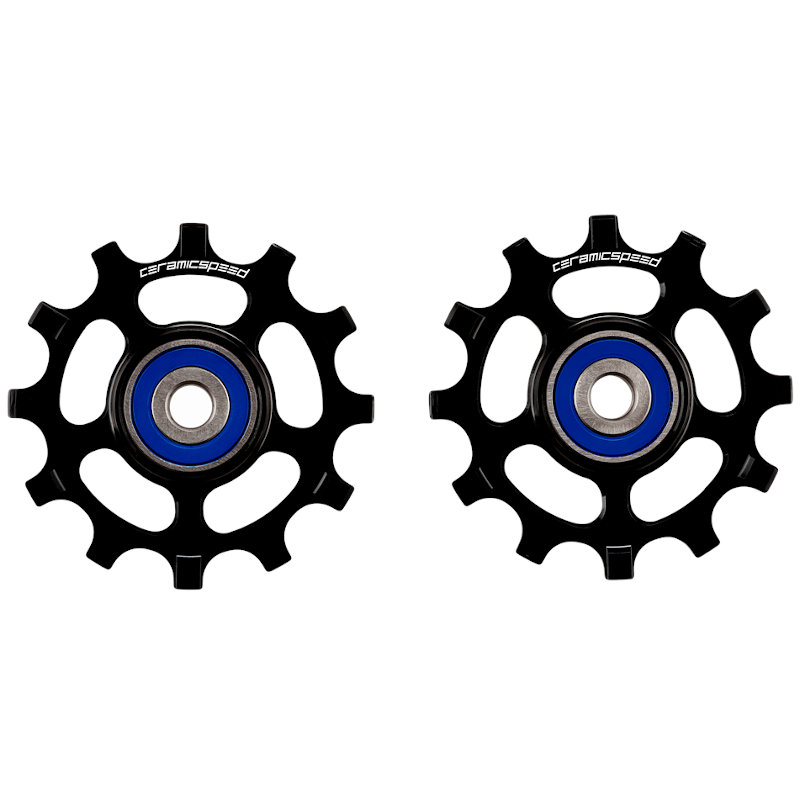 CeramicSpeed Pulley Wheels - 11-speed | Narrow/Wide | for Shimano - black