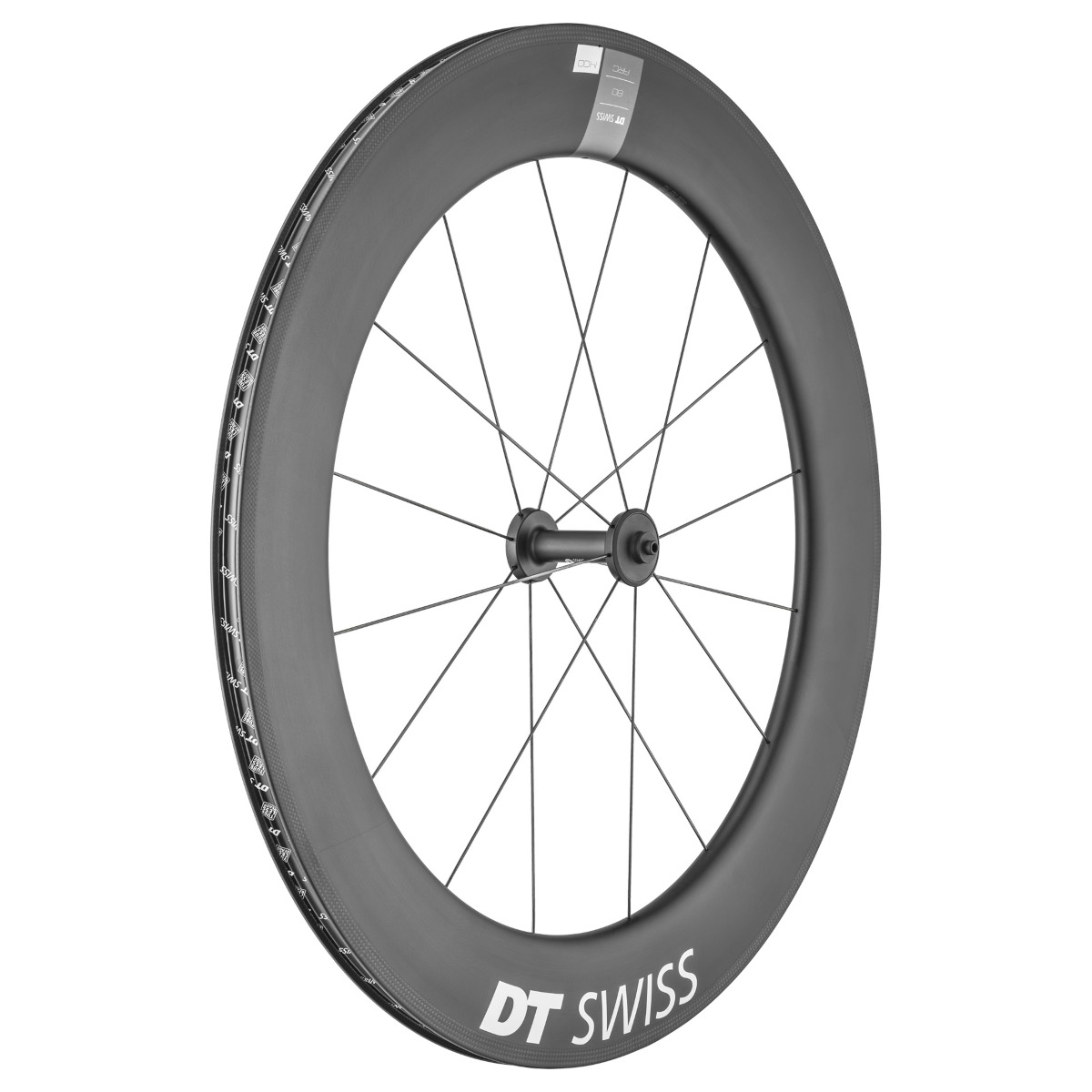 Пара колес DT Swiss ARC 1400 DICUT 80 - 28" Carbon Вилсет - FW: QR / RW: QR 130 - Shimano HG-EV / SRAM XDR