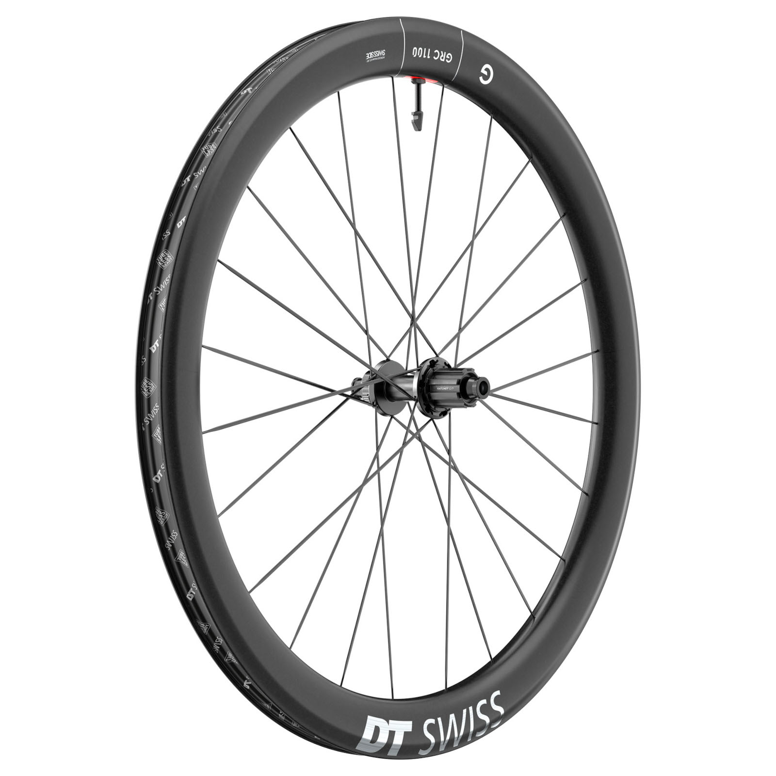 Пара колес DT Swiss GRC 1100 DICUT 50 Вилсет - 28" Карбоновые | Центрлок - 12x100mm | 12x142mm - Campagnolo N3W