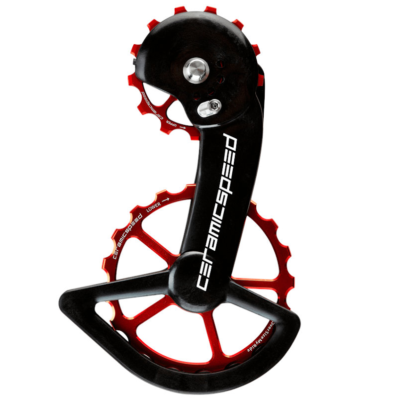 CeramicSpeed OSPW X Derailleur Pulley System - for Shimano GRX/Ultegra RX (11s) - red
