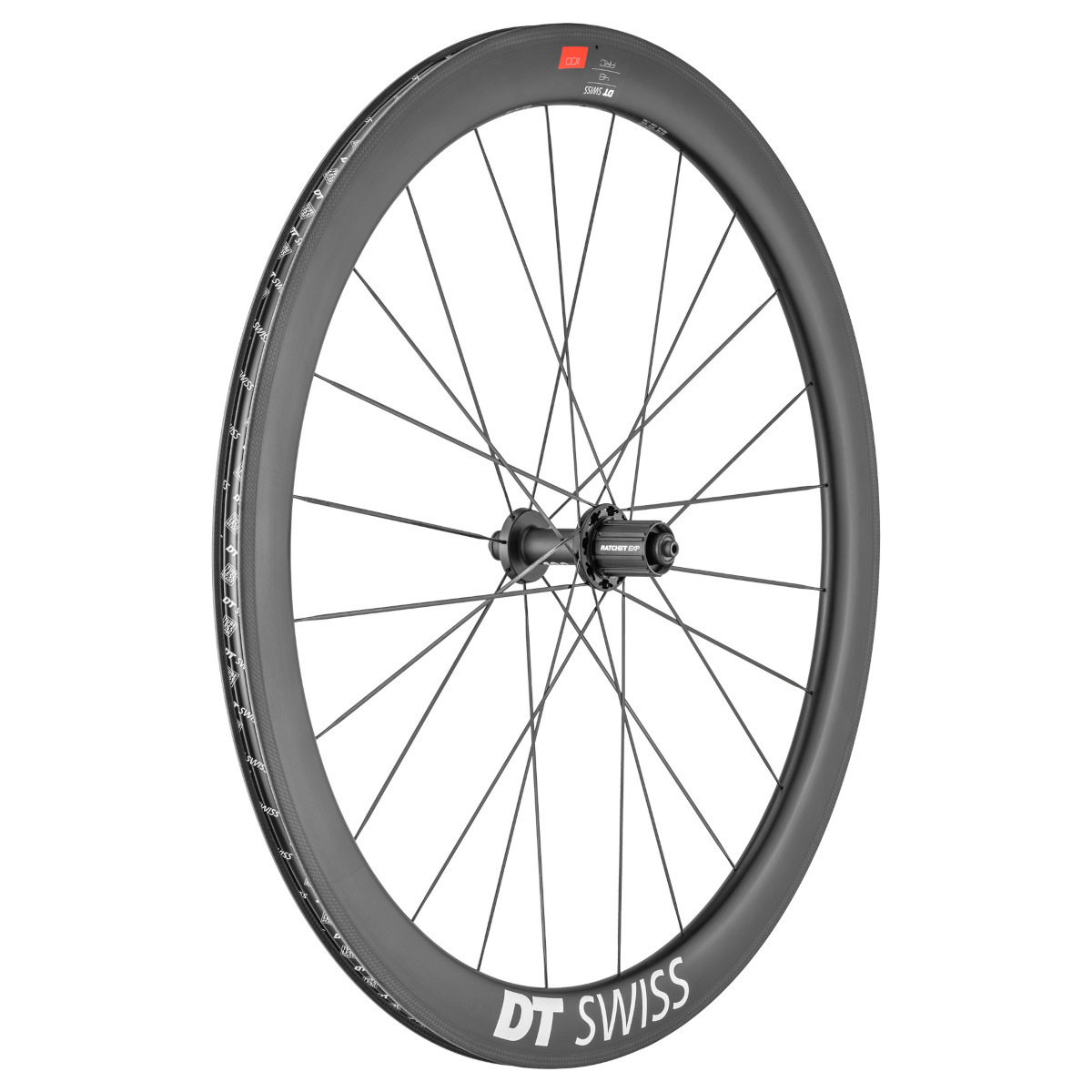 Пара колес DT Swiss ARC 1100 DICUT 48 Вилсет - 28" Карбоновые | Клинчер - QR 100 / 130 - HG-EV / XDR