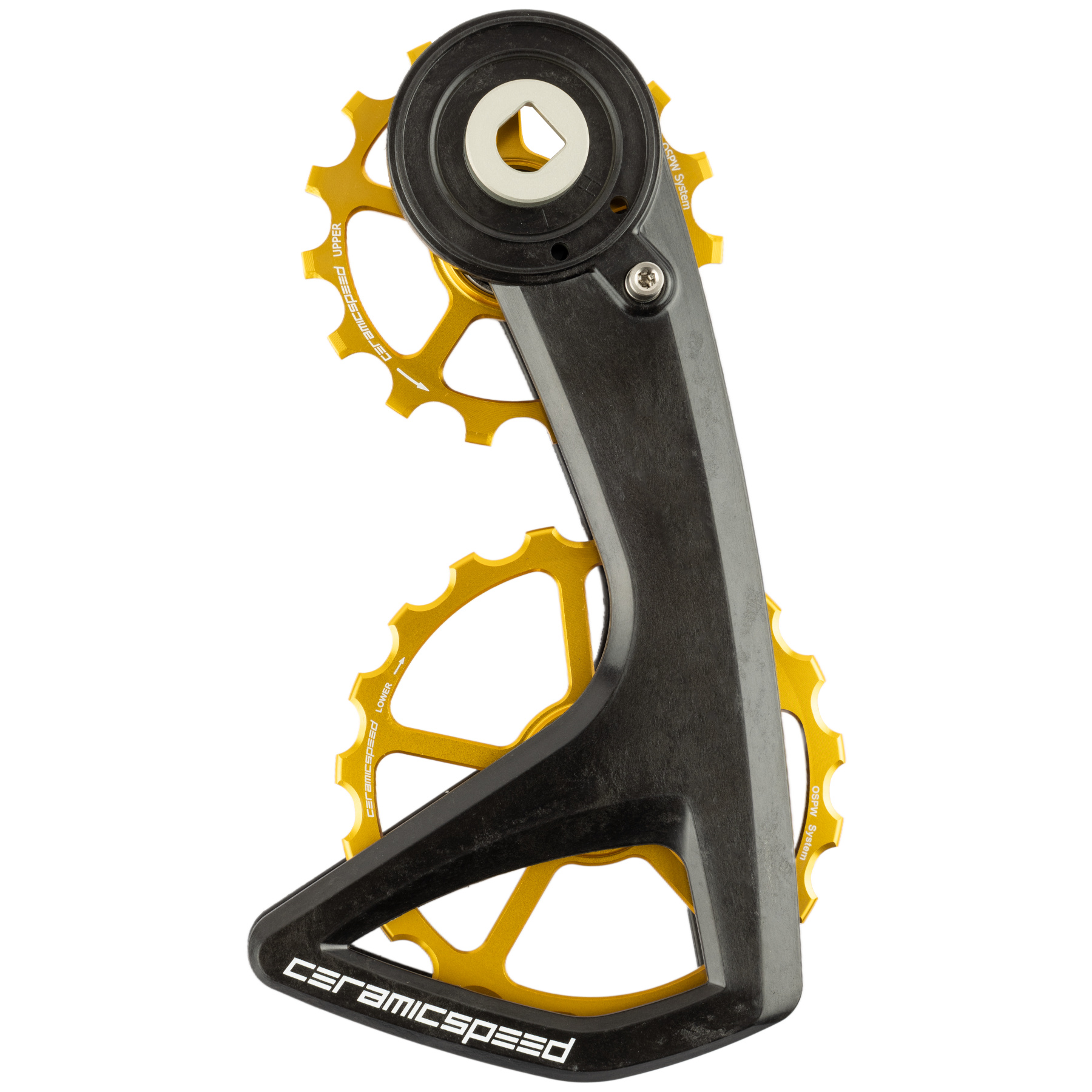 CeramicSpeed OSPW RS Derailleur Pulley System - 5-Spoke | for SRAM RED/Force AXS - gold