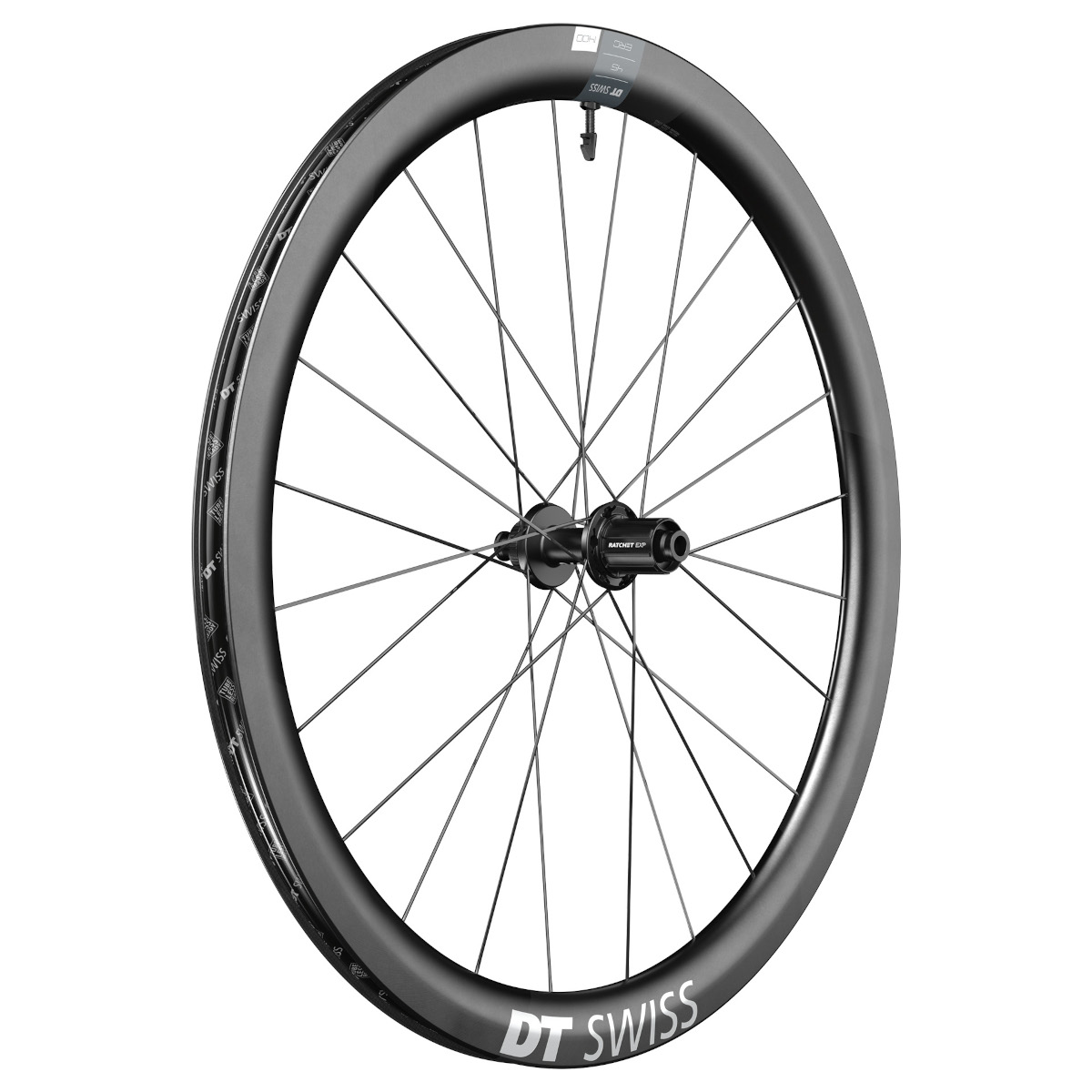 Пара колес DT Swiss ERC 1400 DICUT 45 Вилсет - 28" Карбоновые | Клинчер | Центрлок - 12x100mm | 12x142mm - black