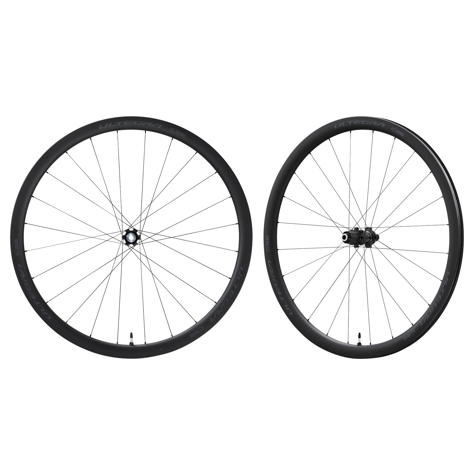 Пара колес Shimano Ultegra WH-R8170-C36-TL Вилсет - 28" Карбоновые | Клинчер/Бескамерная | Центрлок - 12x100mm | 12x142 mm - HG-EV
