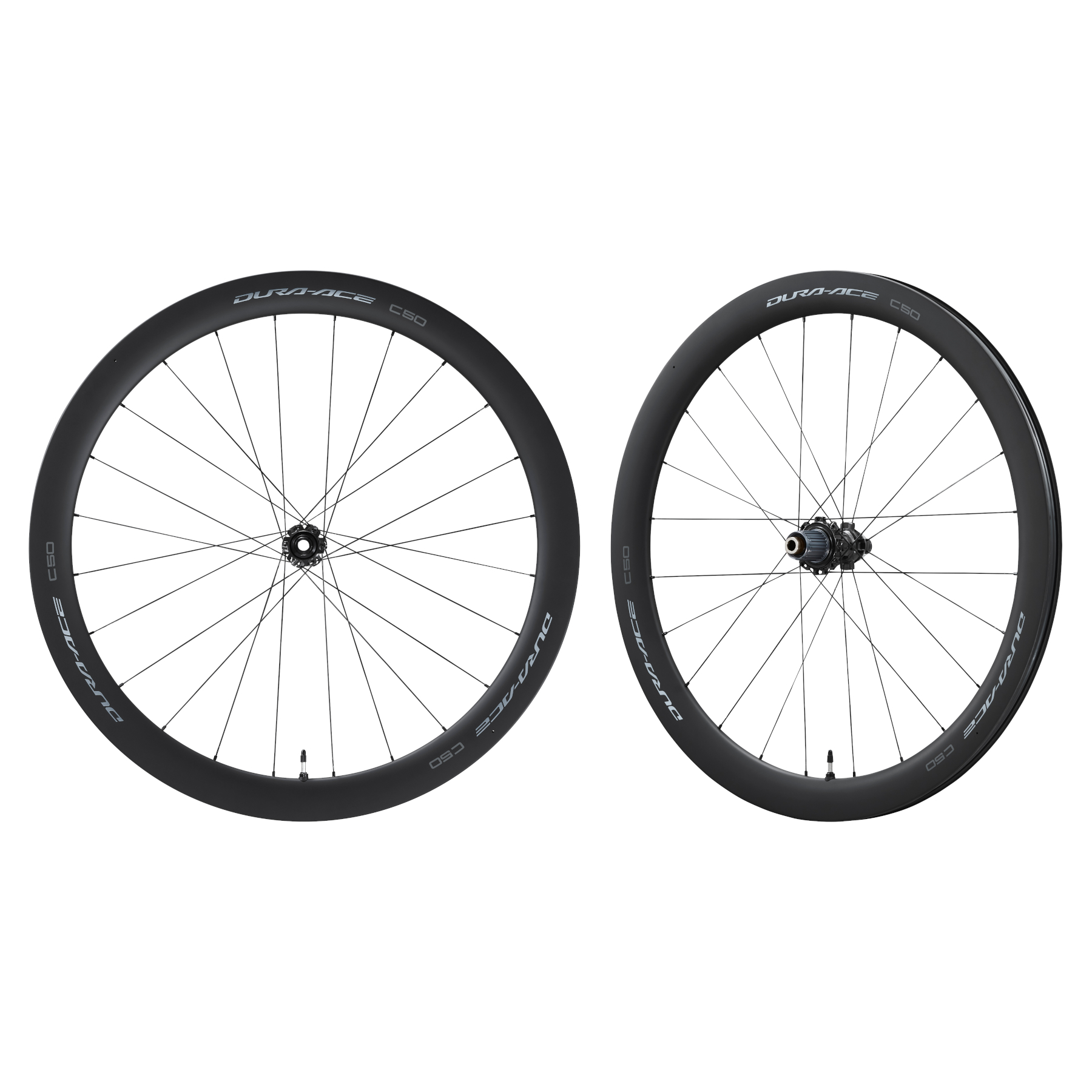 Пара колес Shimano Dura Ace WH-R9270-C50-TL Вилсет - 28" Карбоновые | Клинчер/Бескамерная | Центрлок - 12x100 | 12x142 mm - HG L2