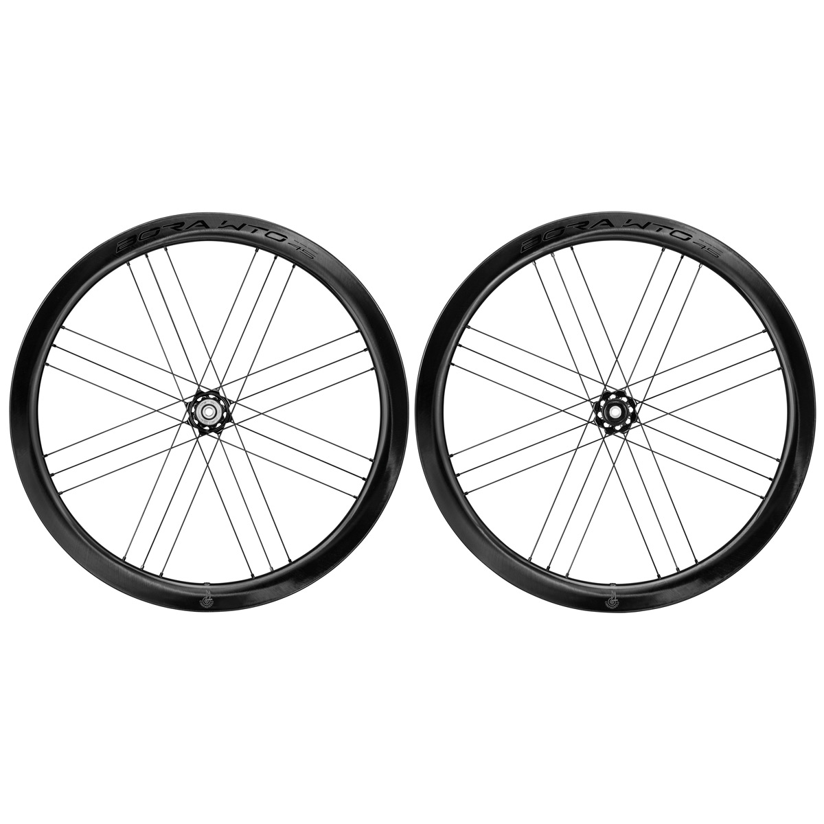 Пара колес Campagnolo Bora WTO 45 C23 DB Вилсет - 28" Карбоновые | 2-Way Fit | AFS - 12x100mm | 12x142mm - XDR