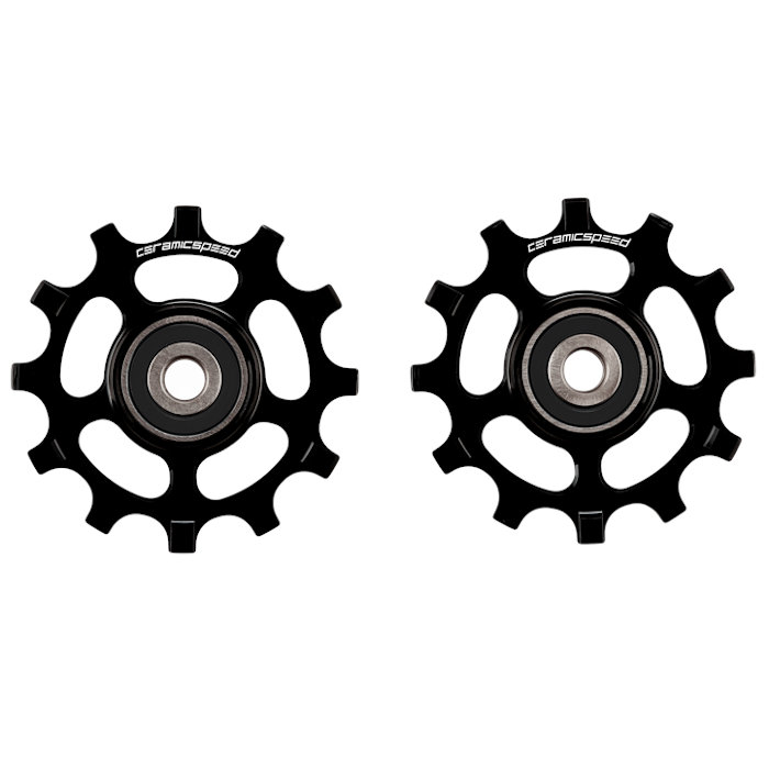 CeramicSpeed Pulley Wheels - 12-speed | Narrow/Wide | for Campagnolo - black