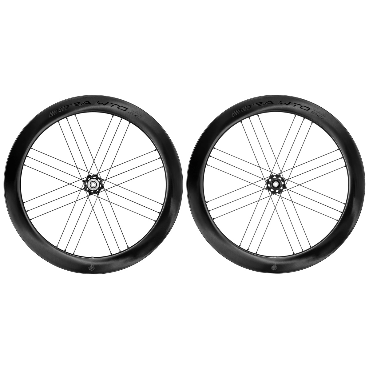 Пара колес Campagnolo Bora WTO 60 C23 DB Вилсет - 28" Карбоновые | 2-Way Fit | AFS - 12x100mm | 12x142mm - XDR